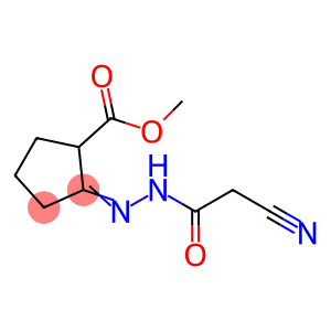 Cyclopentanecarboxylic acid, 2-[2-(2-cyanoacetyl)hydrazinylidene]-, methyl ester