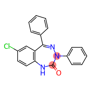 2H-1,3,4-Benzotriazepin-2-one, 7-chloro-1,3-dihydro-3,5-diphenyl-