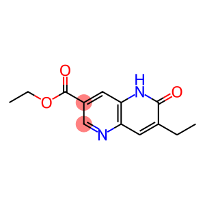 1,5-Naphthyridine-3-carboxylic acid, 7-ethyl-5,6-dihydro-6-oxo-, ethyl ester