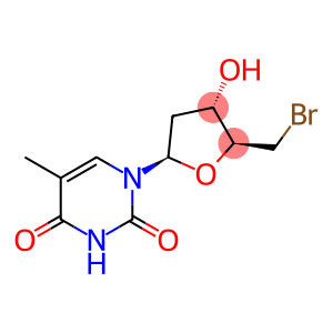 Thymidine, 5'-bromo-5'-deoxy-