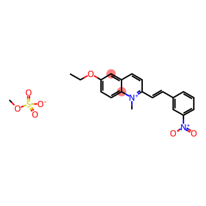 6-ETHOXY-1-METHYL-2[2-(3-NITROPHENYL)ETHENYL] QUINOLINIUM METHYL SULFATE