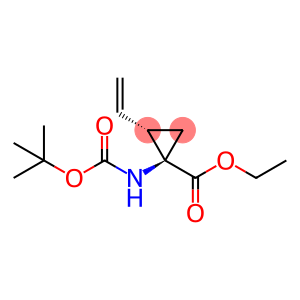 Ethyl-(1R,2S)-1-[(tert-butoxycarbonyl)amino]-2-vinylcyclopropancarboxylat