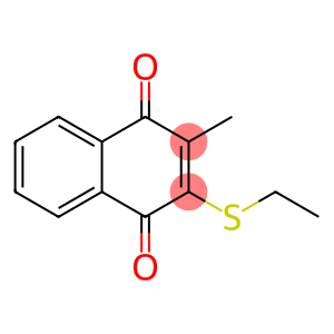1,4-Naphthalenedione, 2-(ethylthio)-3-methyl-