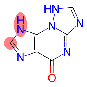 1H-[1,2,4]Triazolo[5,1-b]purin-5(6H)-one  (9CI)