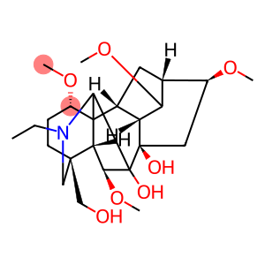 Aconitane-7,8-diol, 20-ethyl-4-(hydroxymethyl)-1,6,14,16-tetramethoxy-, (1α,6β,14α,16β)-