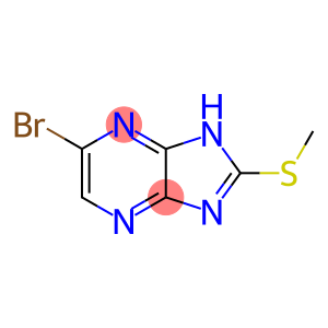 1H-Imidazo[4,5-b]pyrazine, 6-bromo-2-(methylthio)-