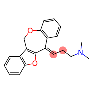 N,N-Dimethylbenzofuro(3,2-C)(1)benzoxepin-delta6(12H),gamma-propylamine