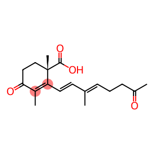 (S)-1,3-Dimethyl-2-[(1E,3E)-3-methyl-7-oxo-1,3-octadienyl]-4-oxo-2-cyclohexene-1-carboxylic acid