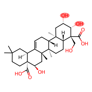 (4S)-2β,3β,16α,23-Tetrahydroxyolean-12-ene-24,28-dioic acid