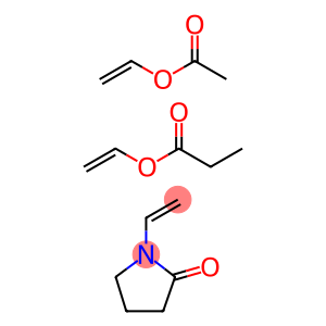 Propanoic acid, ethenyl ester, polymer with ethenyl acetate and 1-ethenyl-2-pyrrolidinone