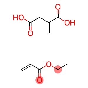 methylene-butanedioic aci polymer with ethyl 2-propenoate