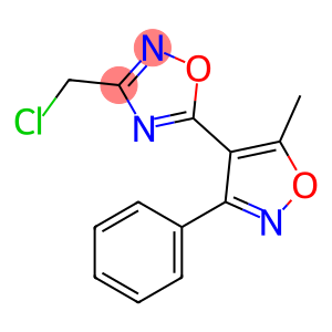 3-(CHLOROMETHYL)-5-(5-METHYL-3-PHENYLISOXAZOL-4-YL)-1,2,4-OXADIAZOLE