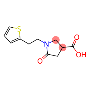 3-Pyrrolidinecarboxylic acid, 5-oxo-1-[2-(2-thienyl)ethyl]-