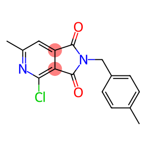 1H-Pyrrolo[3,4-c]pyridine-1,3(2H)-dione, 4-chloro-6-methyl-2-[(4-methylphenyl)methyl]-