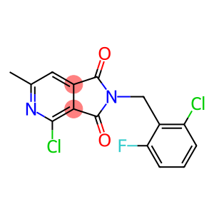 4-chloro-2-(2-chloro-6-fluoroBenzyl)-6-methyl-2,3-dihydro-1H-pyrrolo[3,4-c]pyridine-1,3-dione