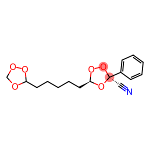 1,2,4-Trioxolane-3-carbonitrile, 3-phenyl-5-[5-(1,2,4-trioxolan-3-yl)pentyl]-, (3R,5R)-rel-