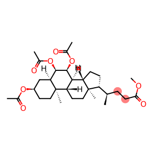 3α,6α,7α-Tris(acetyloxy)-5β-cholan-24-oic acid methyl ester