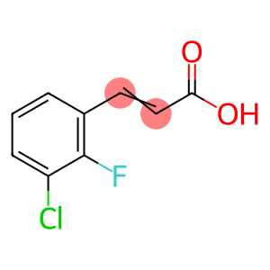 3-氯-2-氟肉桂酸