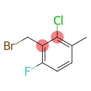 2-(bromomethyl)-3-chloro-1-fluoro-4-methylbenzene