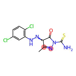 1H-Pyrazole-1-carbothioamide,4-[2-(2,5-dichlorophenyl)hydrazinylidene]-4,5-dihydro-3-methyl-5-oxo-
