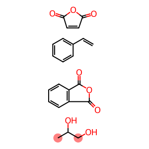 1,3-Isobenzofurandione, polymer with ethenylbenzene, 2,5-furandione and 1,2-propanediol