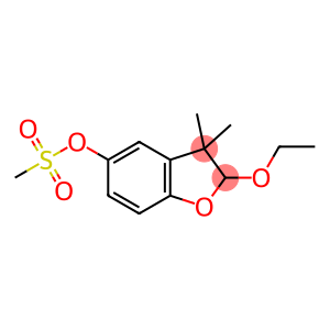 (±)-2-乙氧基-2,3-二氢-3,3-二甲基苯并呋喃-5-基甲磺酸