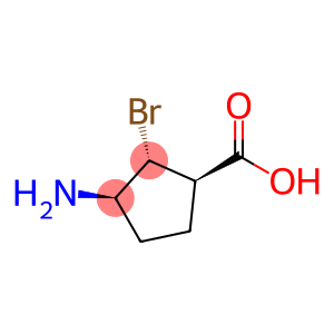 Cyclopentanecarboxylic acid, 3-amino-2-bromo-, (1R,2R,3R)-rel- (9CI)