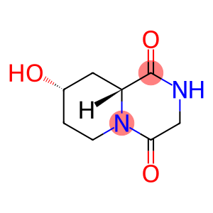 2H-Pyrido[1,2-a]pyrazine-1,4(3H,6H)-dione,tetrahydro-8-hydroxy-,(8S,9aR)-(9CI)