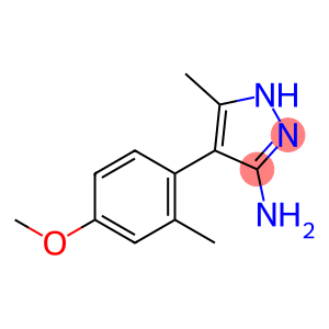 4-(4-Methoxy-2-methylphenyl)-5-methyl-1H-pyrazol-3-amine