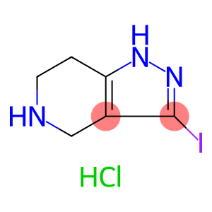 3-Iodo-4,5,6,7-tetrahydro-1H-pyrazolo[4,3-c]pyridine hydrochloride