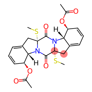 6H,13H-Pyrazino[1,2-a:4,5-a']diindole-6,13-dione, 4,11-bis(acetyloxy)-4,4a,6a,7,11,11a,13a,14-octahydro-6a,13a-bis(methylthio)-, (4S,4aS,6aR,11S,11aS,13aR)- (9CI)