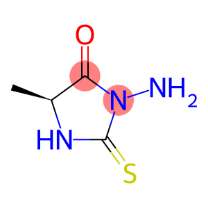 4-Imidazolidinone,3-amino-5-methyl-2-thioxo-,(5S)-(9CI)