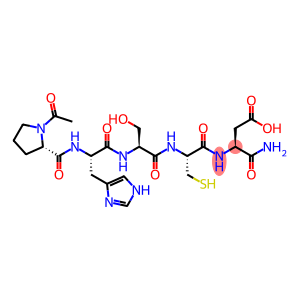 (S)-2-((R)-2-((S)-2-((S)-2-((S)-1-乙酰吡咯烷-2-卡波胺基)-3-(1H-咪唑-4-基)丙酰胺基)-3-羟丙酰胺基)-3-巯基丙酰胺基)琥珀酰胺