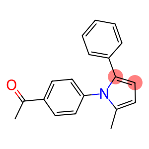 1-[4-(2-methyl-5-phenyl-1H-pyrrol-1-yl)phenyl]ethanone