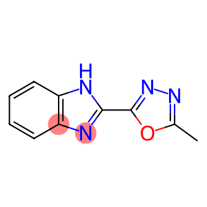 1H-Benzimidazole, 2-(5-methyl-1,3,4-oxadiazol-2-yl)-