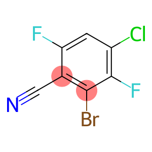 2-Bromo-4-chloro-3,6-difluorobenzonitrile