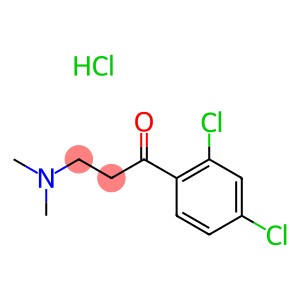 1-Propanone,1-(2,4-dichlorophenyl)-3-(dimethylamino)-, hydrochloride (1:1)