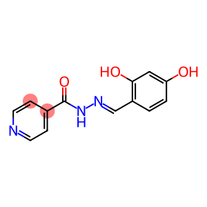 4-Pyridinecarboxylic acid, (2E)-2-[(2,4-dihydroxyphenyl)methylene]hydrazide