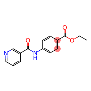 Benzoic acid,4-[(3-pyridinylcarbonyl)amino]-, ethyl ester