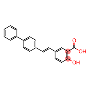 Benzoic acid, 5-[(1E)-2-[1,1'-biphenyl]-4-ylethenyl]-2-hydroxy-