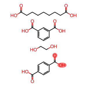 Azelaic acid, ethylene glycol, isophthalic acid, terephthalic acid polymer Ethylene glycol, terephthalic acid, isophthalic acid, azelaic acid polymer