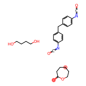 2-氧杂环庚酮与1,4-丁二醇和1,1'-亚甲基二(4-异氰酸根合苯)的聚合物