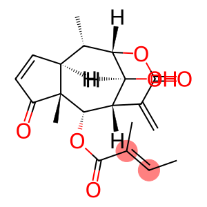 (E)-2-Methyl-2-butenoic acid [(1S,11S)-11-hydroxy-1α,7aβ-dimethyl-5-methylene-4,8-dioxo-2β,6β-methano-1,4,5,6,7,7a,8,10aα-octahydro-2H-cyclopent[d]oxonin-7α-yl] ester