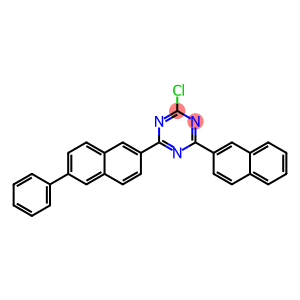 1,3,5-Triazine, 2-chloro-4-(2-naphthalenyl)-6-(6-phenyl-2-naphthalenyl)-