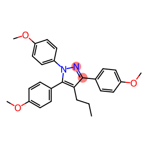 4-n-propyl-1-(4-Methoxyphenyl)-3,5-bis(4-Methoxyphenyl)pyrazole