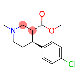 (3R,4S)-4-(4-氯苯基)-1-甲基哌啶-3-羧酸甲酯