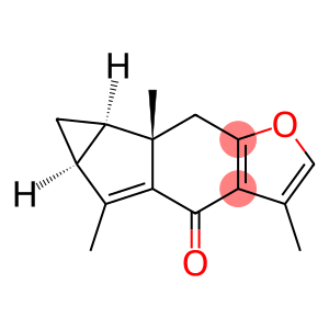 (5aS)-3,5,6bβ-Trimethyl-5aα,6aα,6b,7-tetrahydrocycloprop[2,3]indeno[5,6-b]furan-4(6H)-one