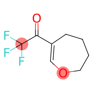 Ethanone, 2,2,2-trifluoro-1-(4,5,6,7-tetrahydro-3-oxepinyl)- (9CI)