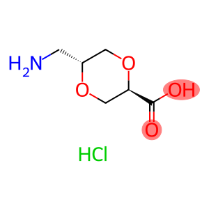 rac-(2R,5R)-5-(aminomethyl)-1,4-dioxane-2-carboxylic acid hydrochloride, trans