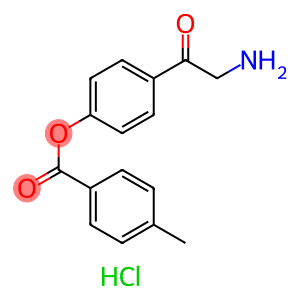 4-(2-aminoacetyl)phenyl 4-methylbenzoate hydrochloride